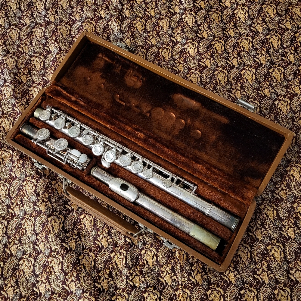 Artley Flute With Case - Musical Instrument for Display